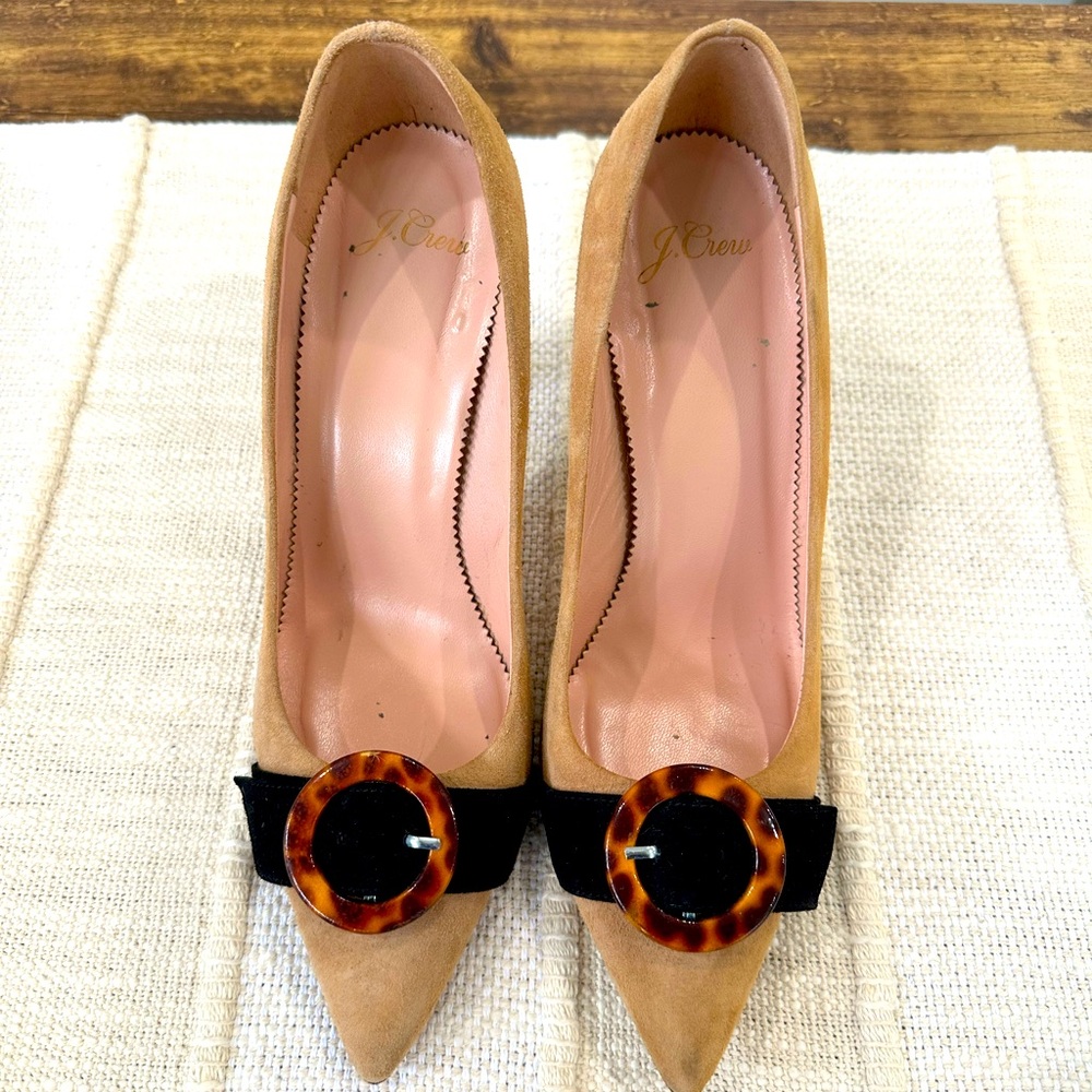 Beige J Crew Heels - Size 8 1/2